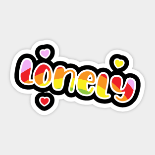 Lonely Sticker